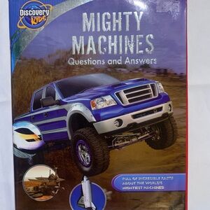 Discovery Kids Mighty Machines Book - Purple and Blue